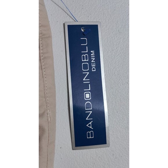 BandolinoBlu Womens Beige Cuffed Capri Pants Size 14 - Picture 6 of 6